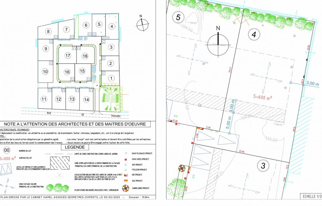 terrain 600 m2 à construire à Chartres (28000)