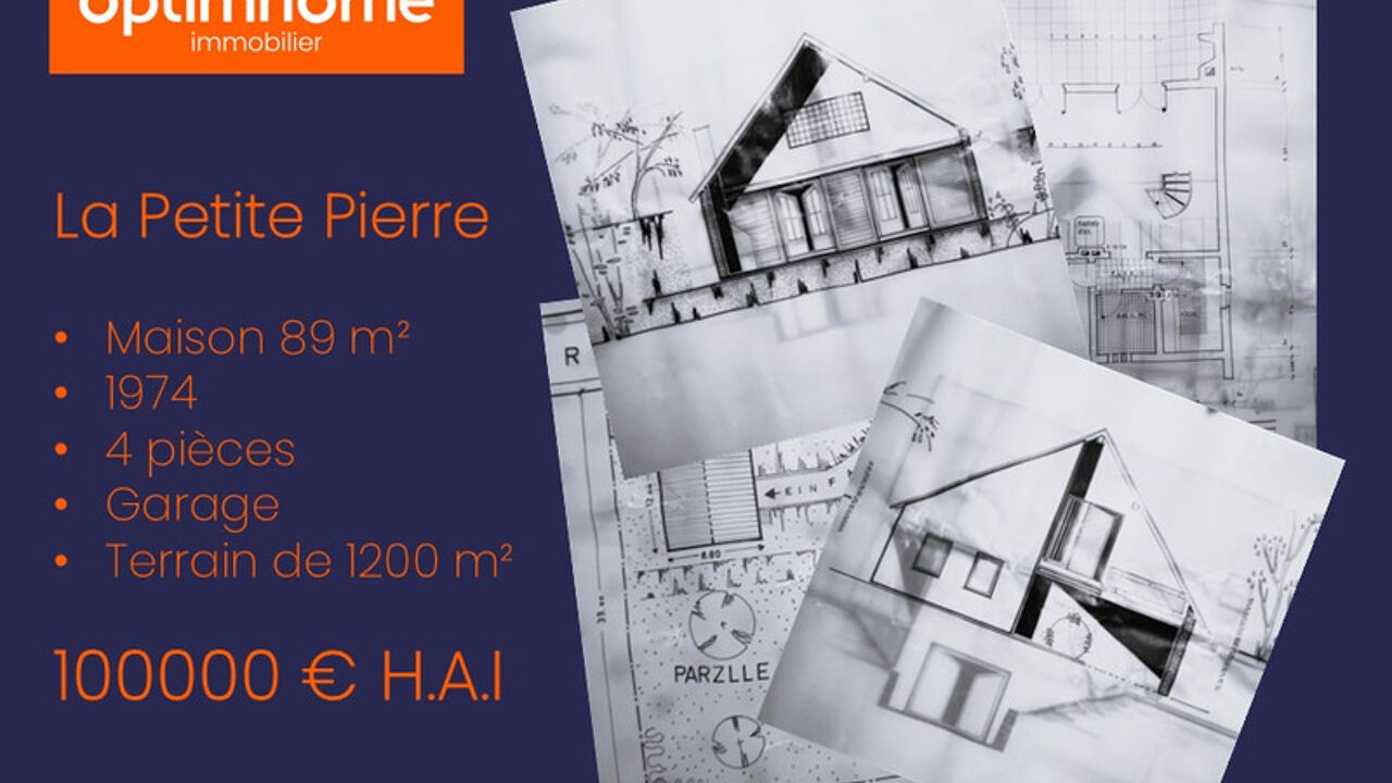 maison 3 pièces 90 m2 à vendre à La Petite-Pierre (67290)