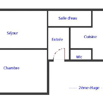 Appartement 2 pièces 27 m²