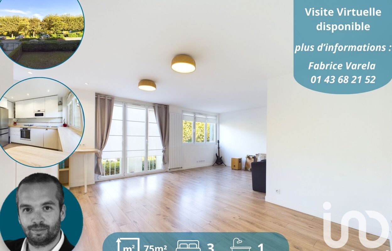 appartement 4 pièces 75 m2 à vendre à Maisons-Alfort (94700)