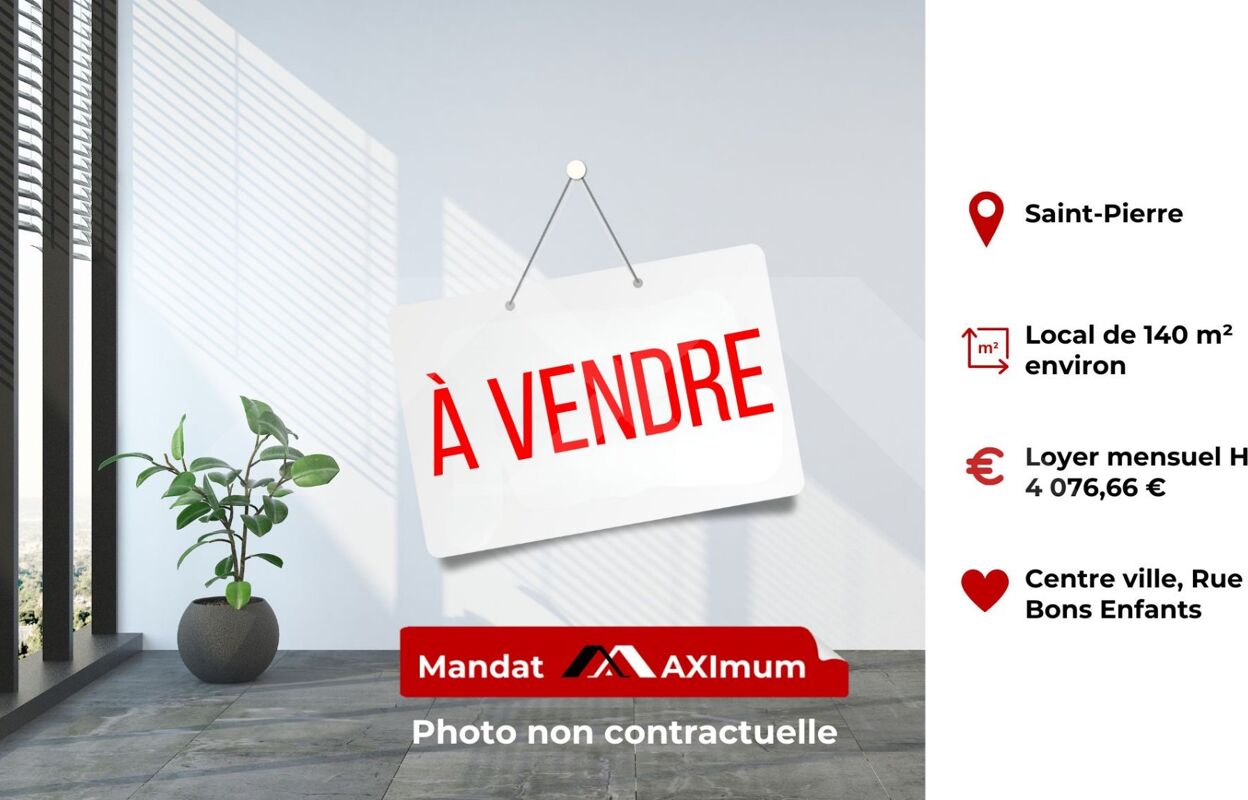 commerce 2 pièces 140 m2 à vendre à Saint-Pierre (97410)