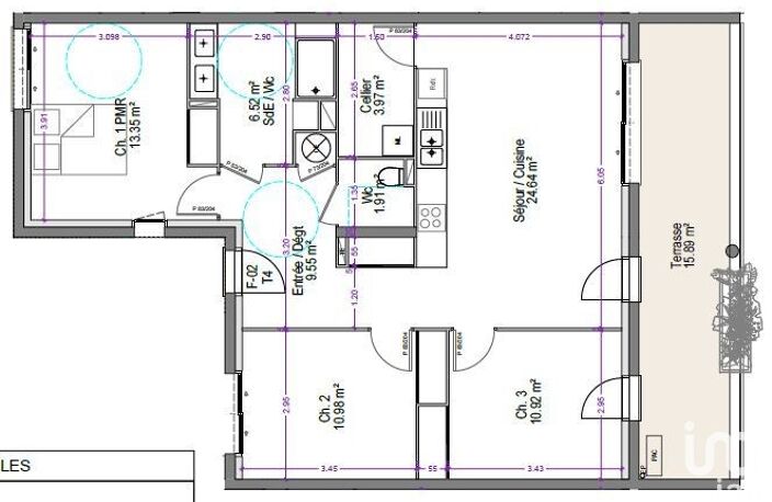 Vente Appartement 4 pièces — photo 4