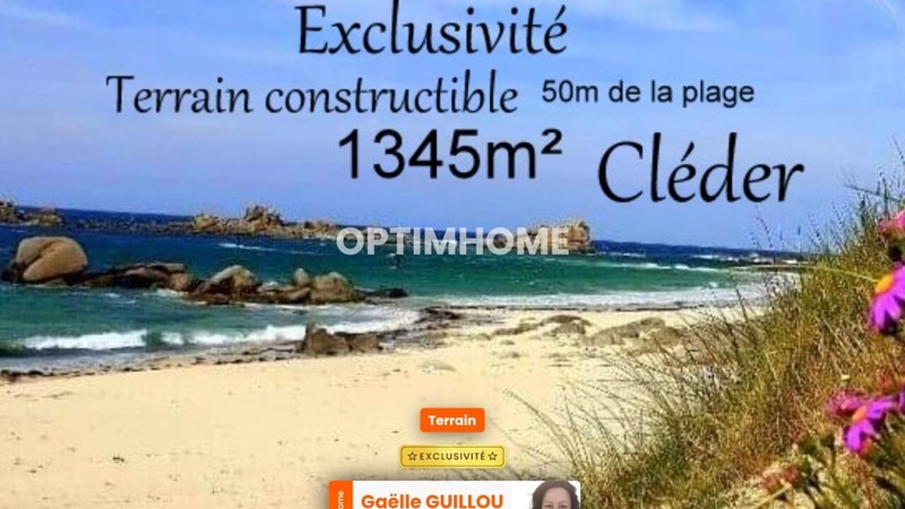 terrain  pièces 1345 m2 à vendre à Cléder (29233)