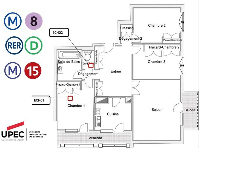 Appartement 4 pièces  à vendre Créteil 94000