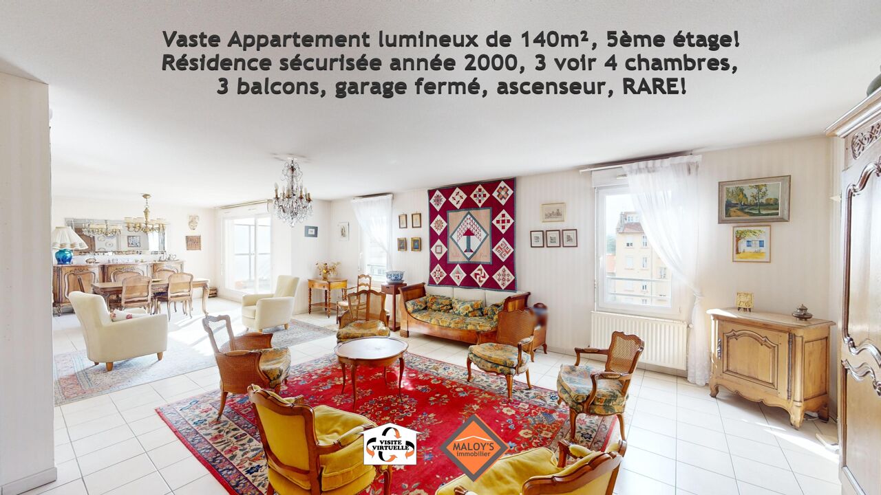 appartement 6 pièces 141 m2 à vendre à Villeurbanne (69100)