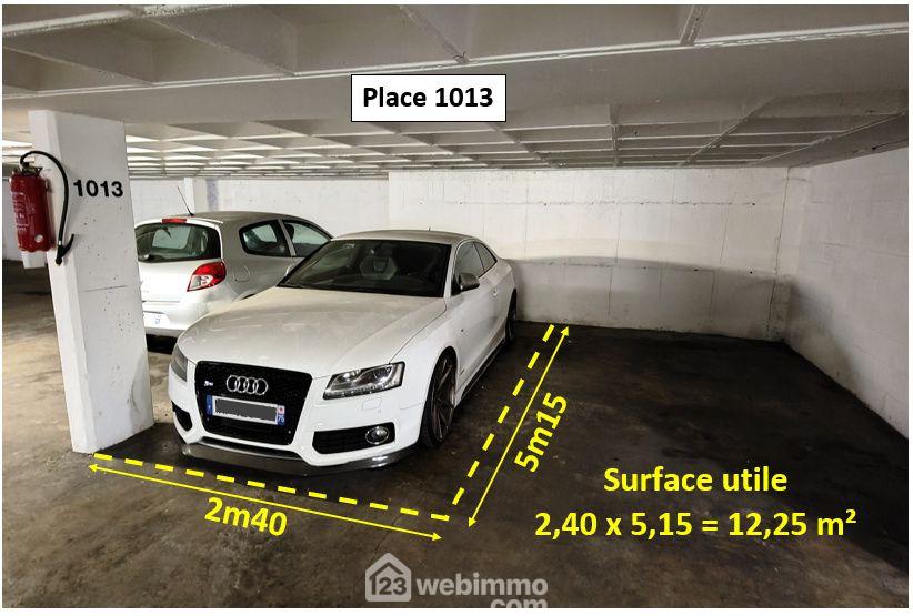 Parking sous sol - 12.3m² - Paris