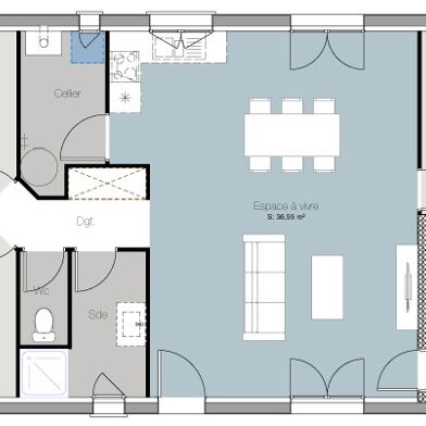 Maison à construire 4 pièces 82 m²