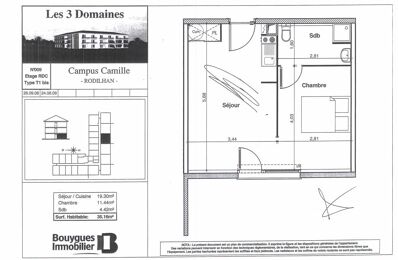 appartement 2 pièces 35 m2 à louer à Rodilhan (30230)