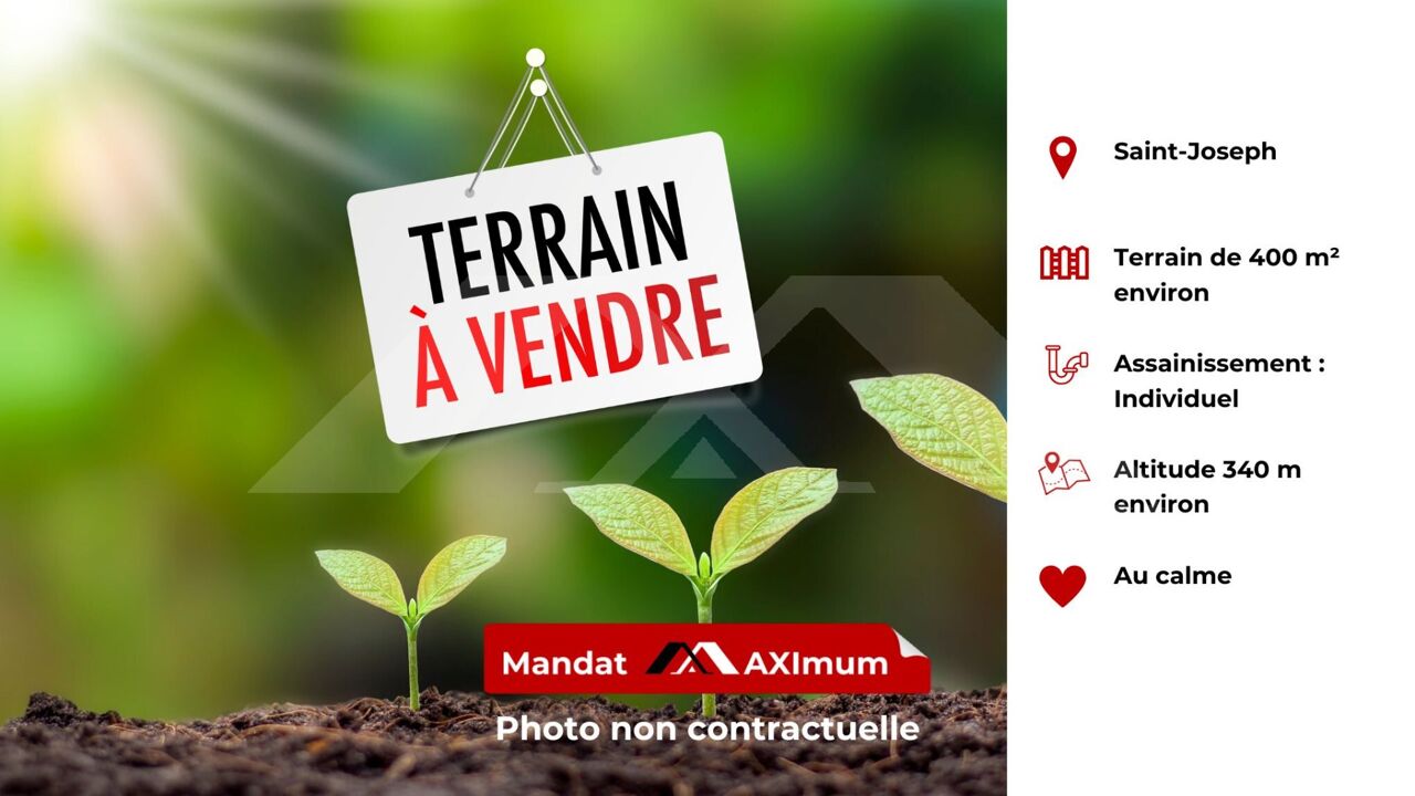 terrain  pièces 400 m2 à vendre à Saint-Joseph (97480)