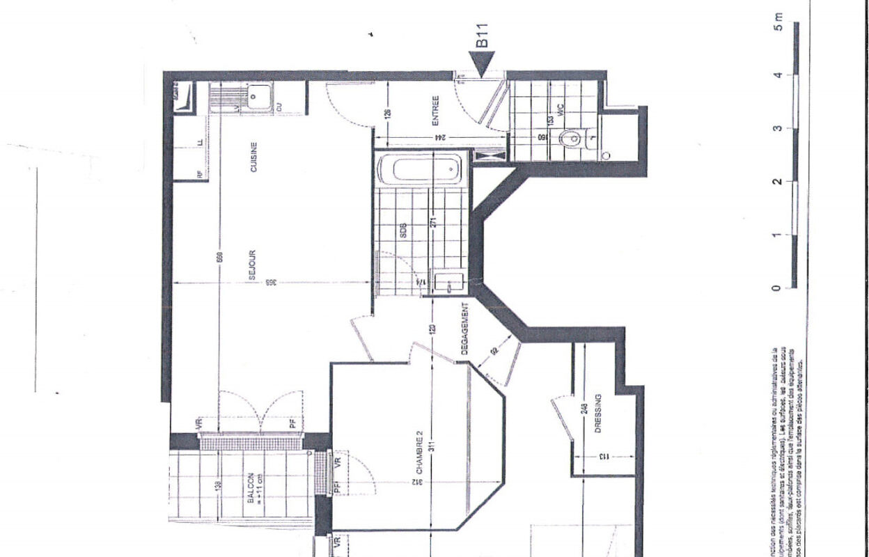 appartement 3 pièces 65 m2 à louer à Aubervilliers (93300)