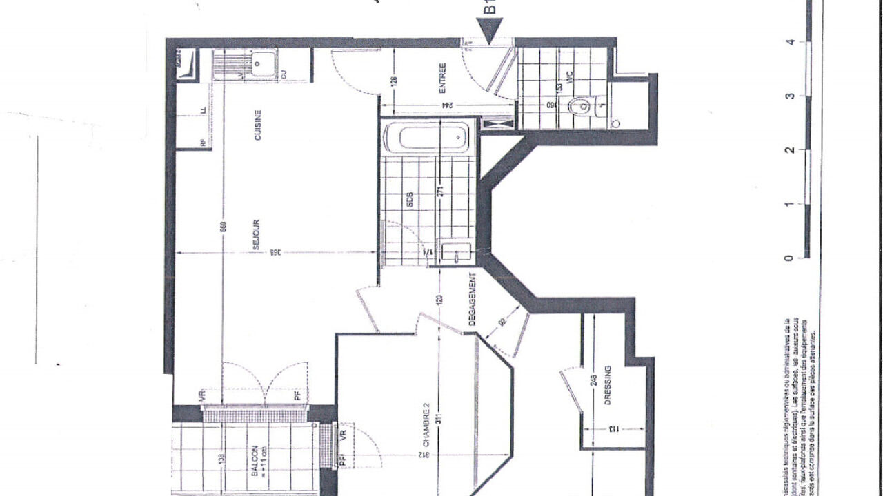 appartement 3 pièces 65 m2 à louer à Aubervilliers (93300)