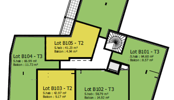 Appartement 2 pièces  à vendre Valence 26000