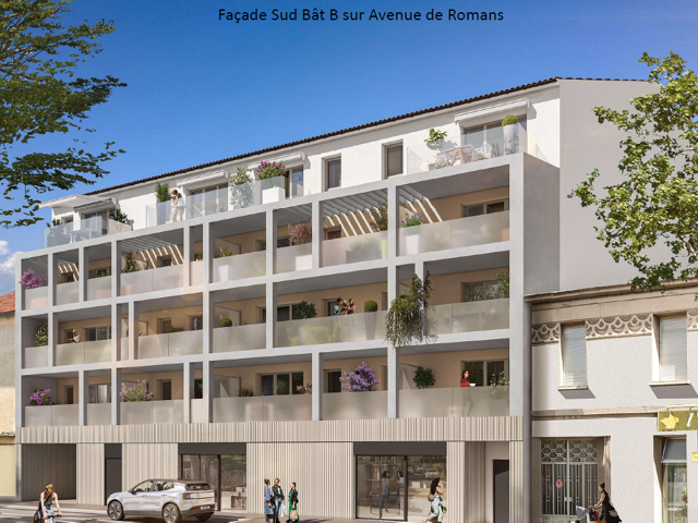 Appartements en VEFA du T2 au T4, avenue de Romans, 26000 VALENCE — photo du bien
