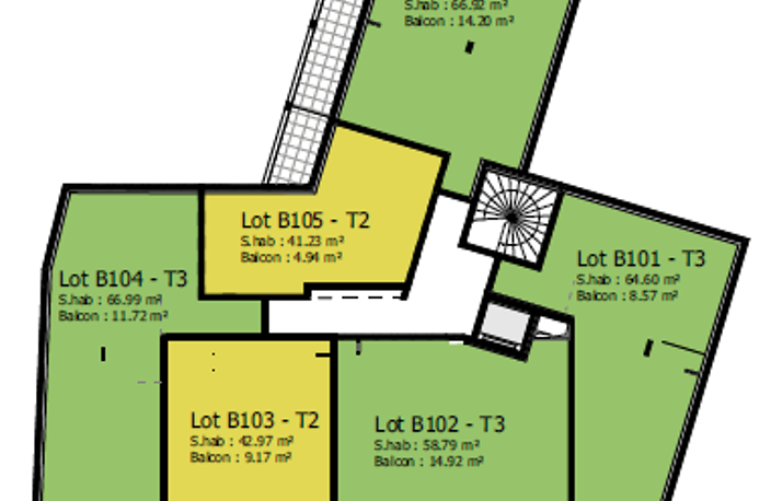 Appartements en VEFA du T2 au T4, avenue de Romans, 26000 VALENCE — photo 3