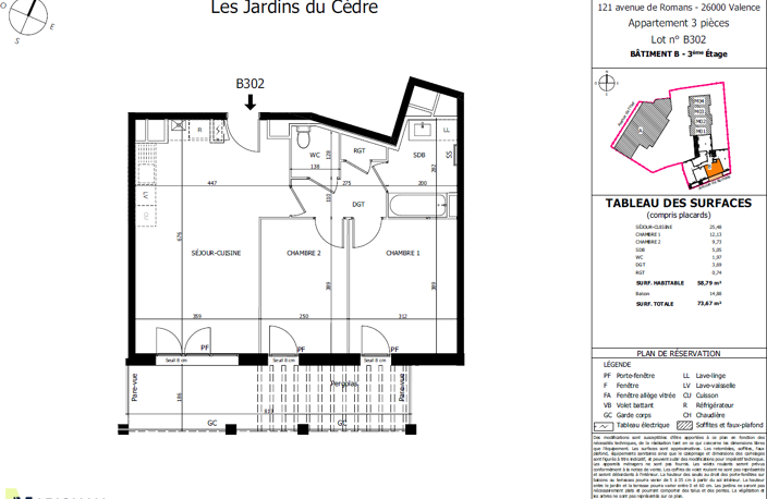 Appartements en VEFA du T2 au T4, avenue de Romans, 26000 VALENCE — photo 4