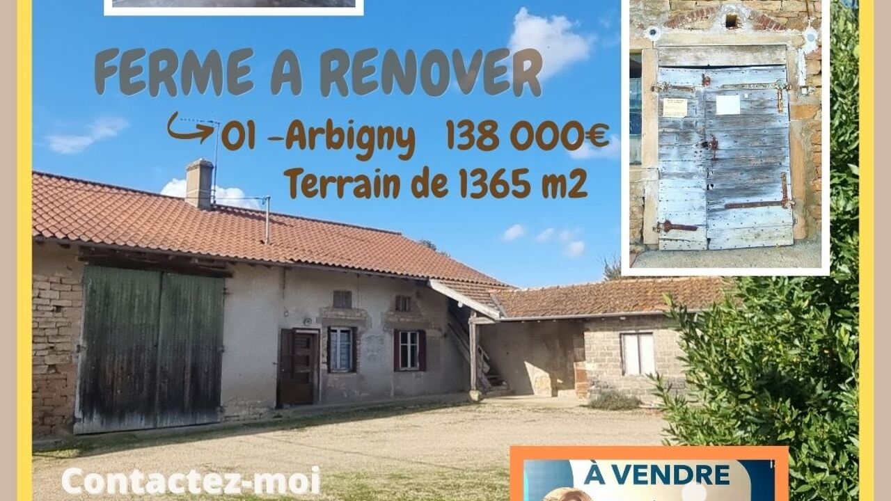 maison 2 pièces 80 m2 à vendre à Arbigny (01190)