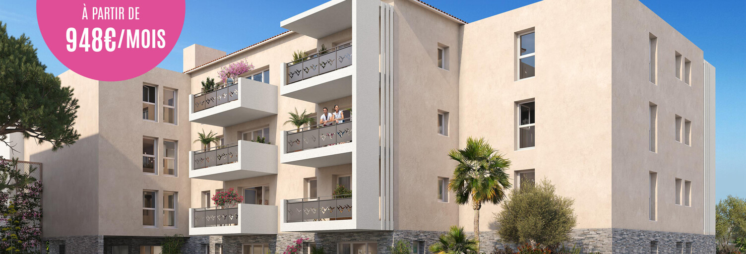Appartement neuf T2, T3, T4 Pièce 41 à 69 m² à vendre à Le Muy (83490)
