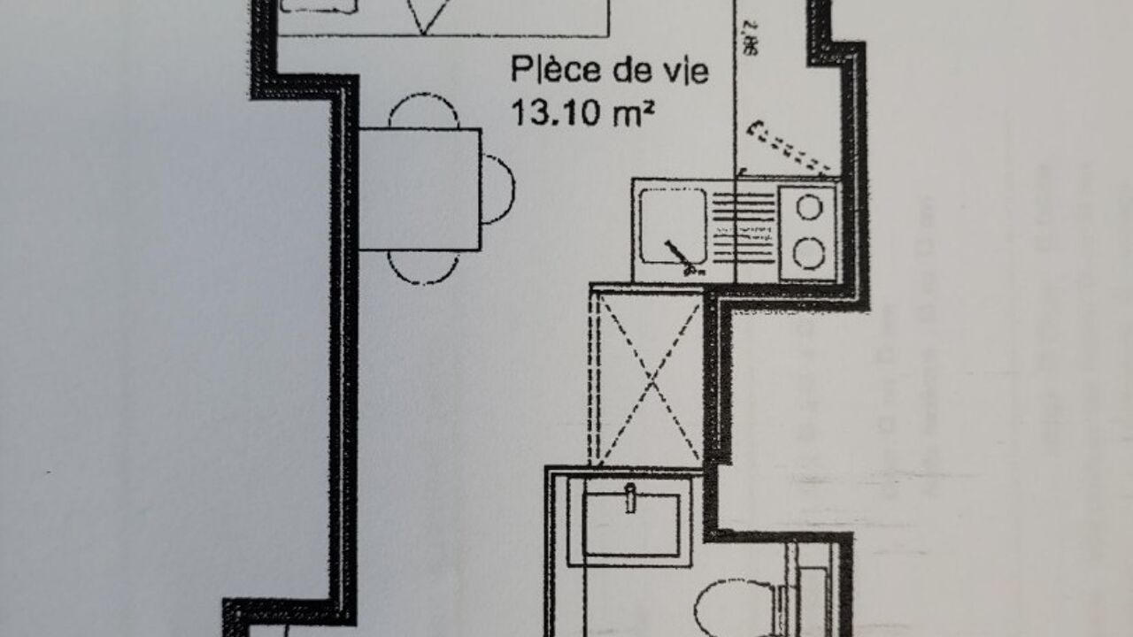 appartement 1 pièces 16 m2 à louer à Villeneuve-d'Ascq (59650)