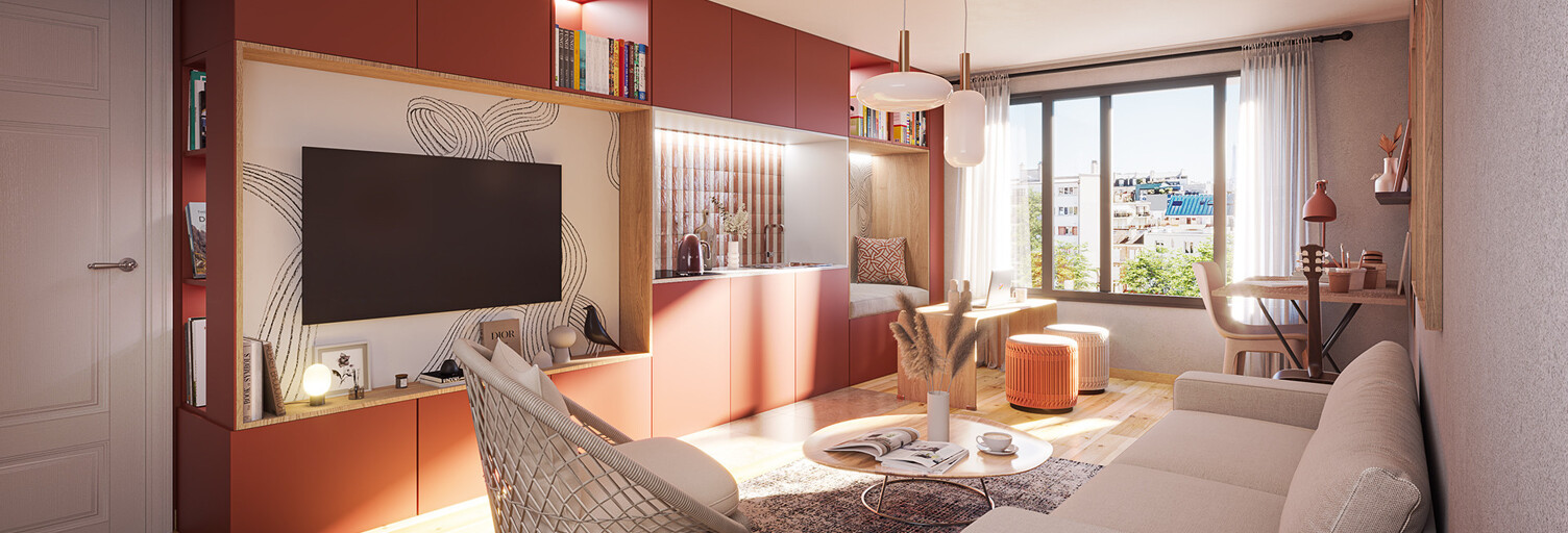 Appartement neuf T1, T3 Pièce 16 à 61 m² à vendre à Bordeaux (33200)