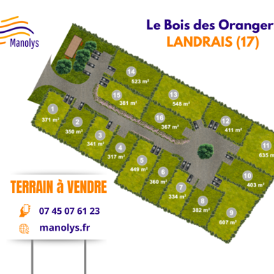 Terrain 345 m²