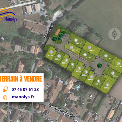 Terrain 350 m²