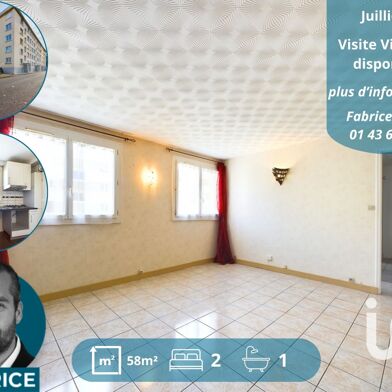 Appartement 3 pièces 58 m²