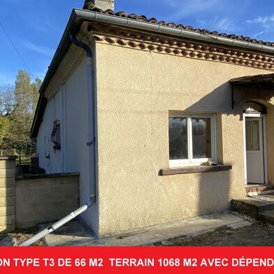 Maison 3 pièces 66 m²