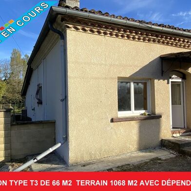 Maison 3 pièces 66 m²