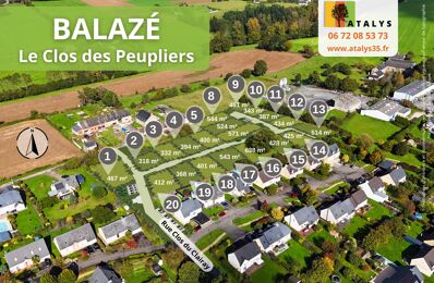 vente terrain 42 000 € à proximité de Dompierre-du-Chemin (35210)