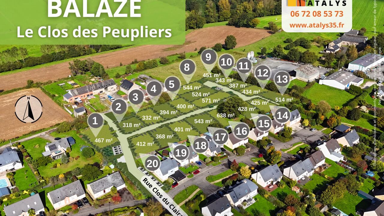 terrain  pièces  m2 à vendre à Montreuil-sous-Pérouse (35500)