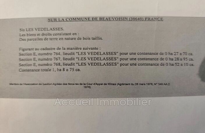 vente terrain non constructible — photo 3