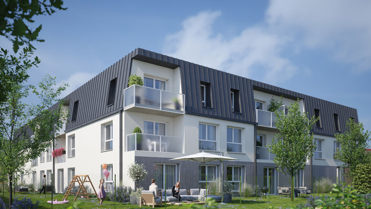 appartement neuf T2, T3 pièces 35 à 69 m2 à vendre à Saint-Étienne-du-Rouvray (76800)