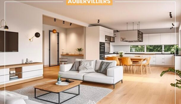Appartement 4 pièces  à vendre Aubervilliers 93300