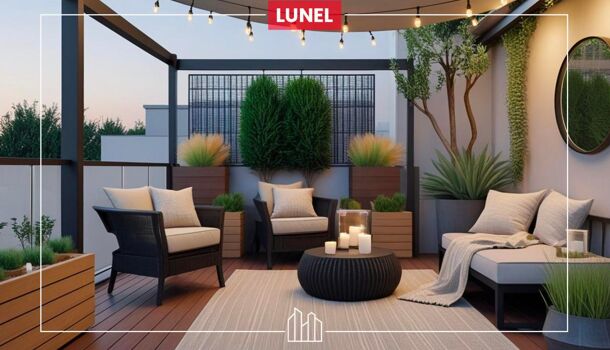 Appartement 2 pièces  à vendre Lunel 34400