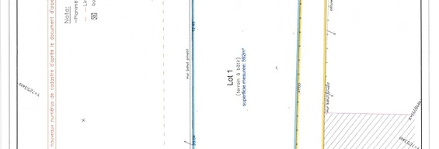 Terrain  592 m² à vendre à Auneau-Bleury-Saint-Symphorien (28700)