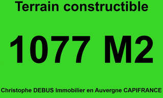 Terrain  1077 m² à vendre à Brugheas (03700)