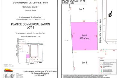 vente terrain 126 000 € à proximité de La Couture-Boussey (27750)