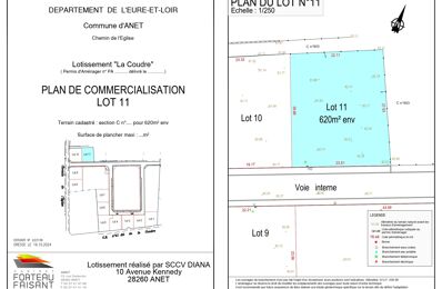 vente terrain 131 000 € à proximité de Muzy (27650)