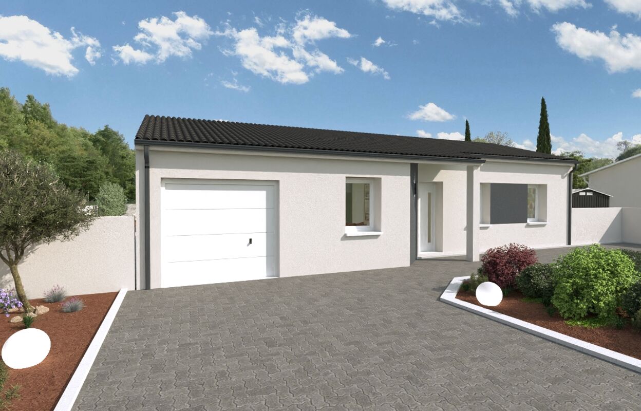 maison 88 m2 à construire à Chouppes (86110)