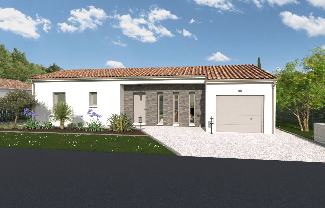 maison 89 m2 à construire à Cernay (86140)