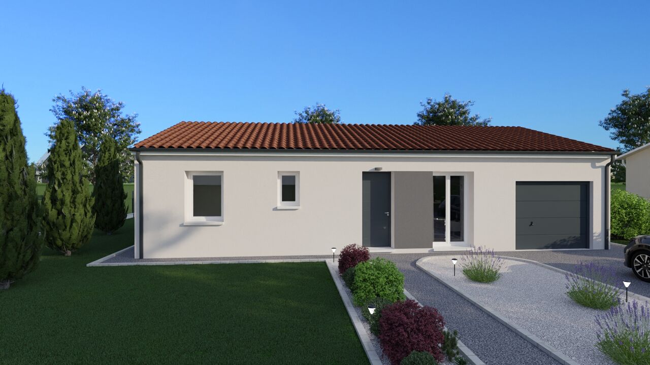 maison 80 m2 à construire à Orches (86230)