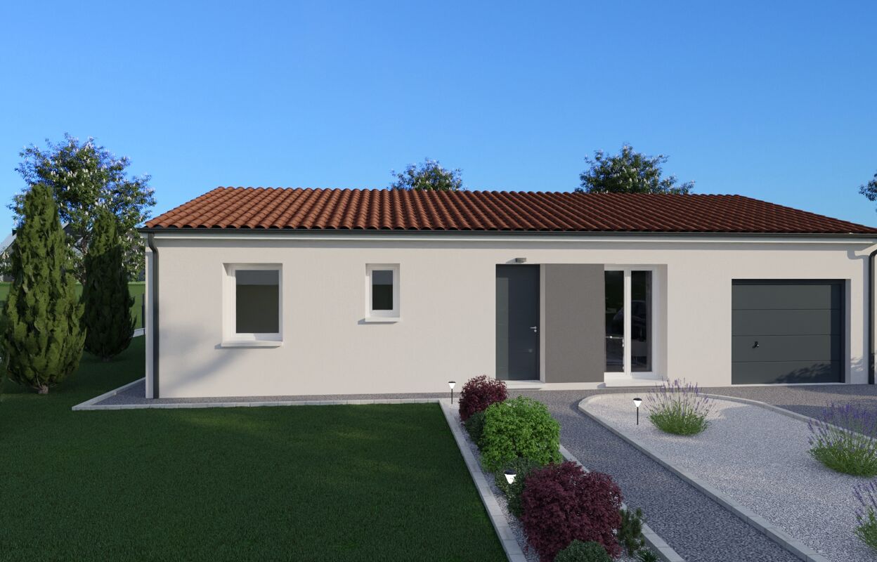 maison 80 m2 à construire à Orches (86230)