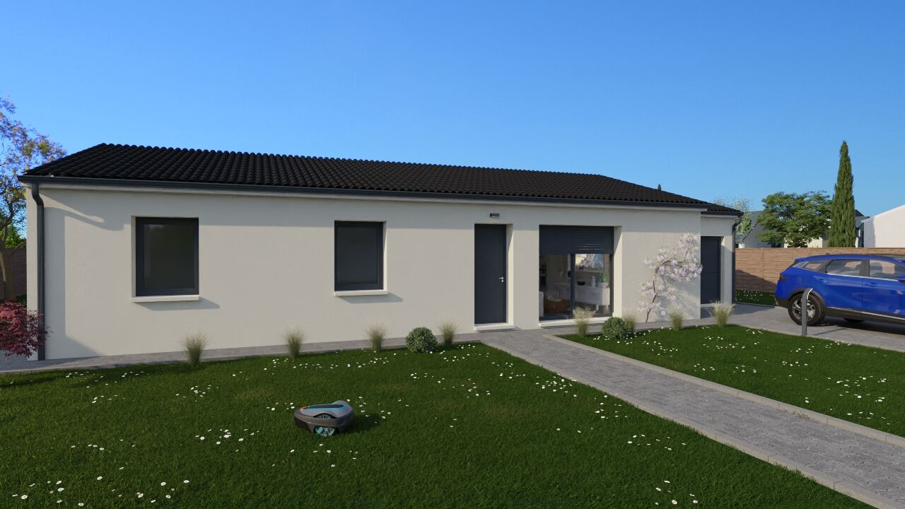 maison 90 m2 à construire à Angles-sur-l'Anglin (86260)