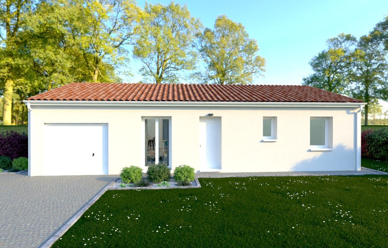 maison 80 m2 à construire à Pleumartin (86450)