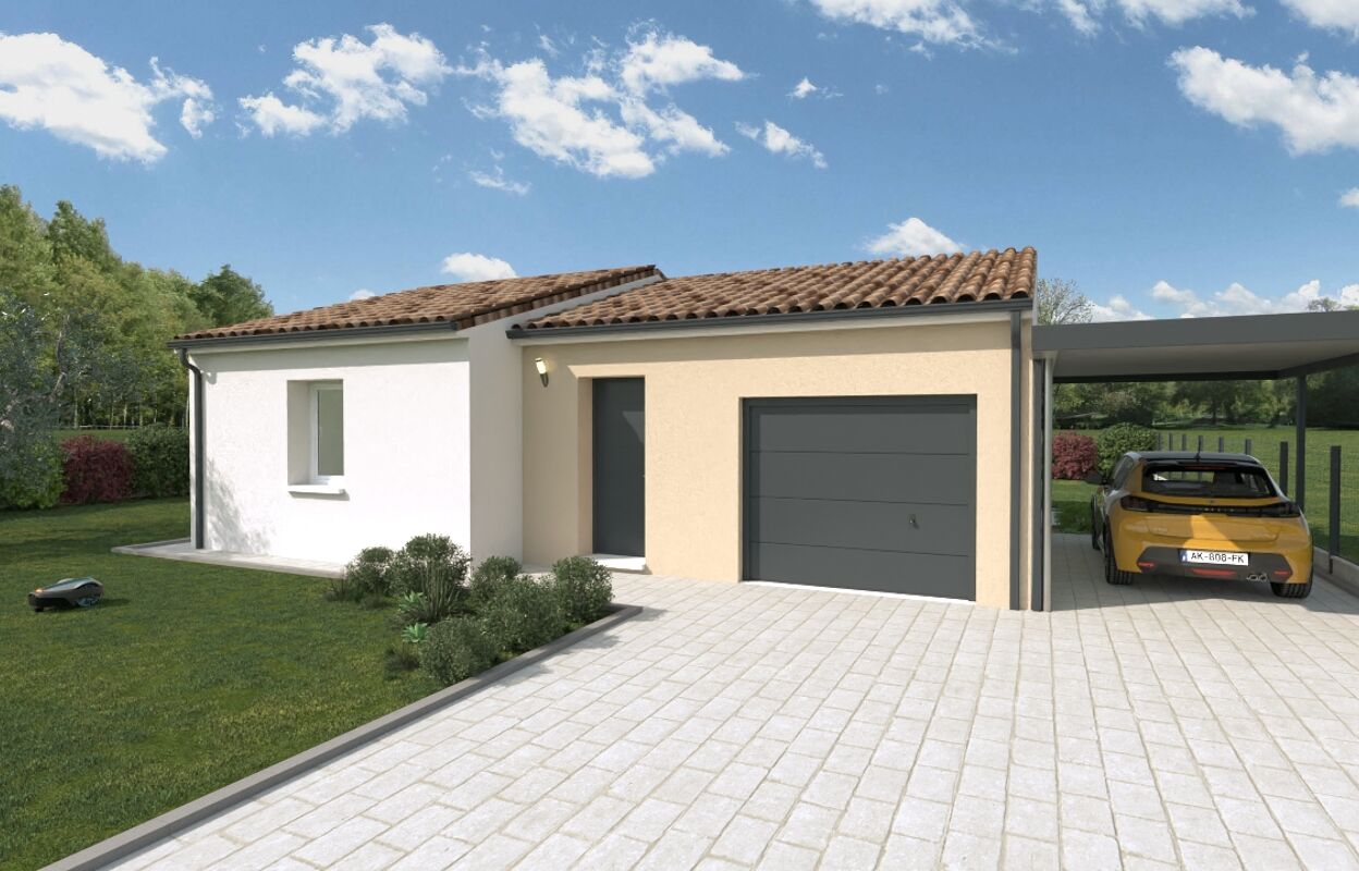 maison 62 m2 à construire à Loudun (86200)