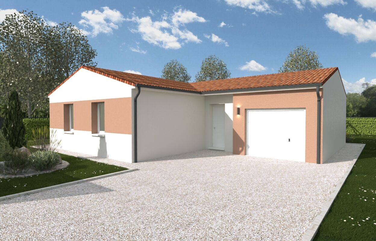 maison 76 m2 à construire à Ayron (86190)