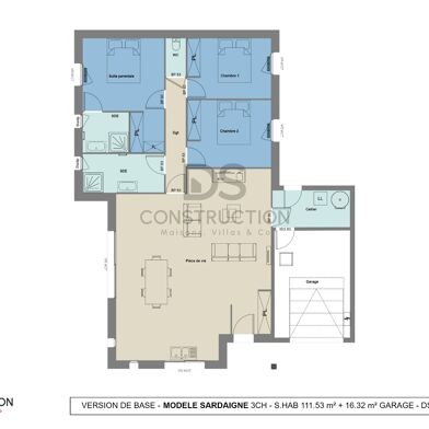 Maison à construire 5 pièces 111 m²