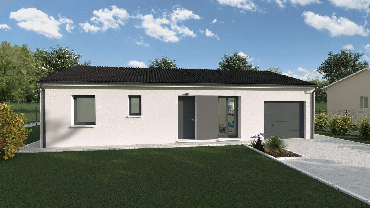 maison 80 m2 à construire à Chauvigny (86300)