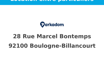 location garage 110 € CC /mois à proximité de Neuilly-sur-Seine (92200)