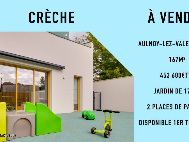 VENTE LOCAL POUR CRÈCHE OU PROFESSION LIBÉRALE AULNOY-LEZ-VALENCIENNES (59) — photo 1